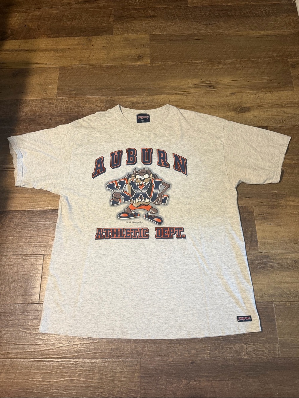 Vintage Auburn University Tshirt With Taz 1990s